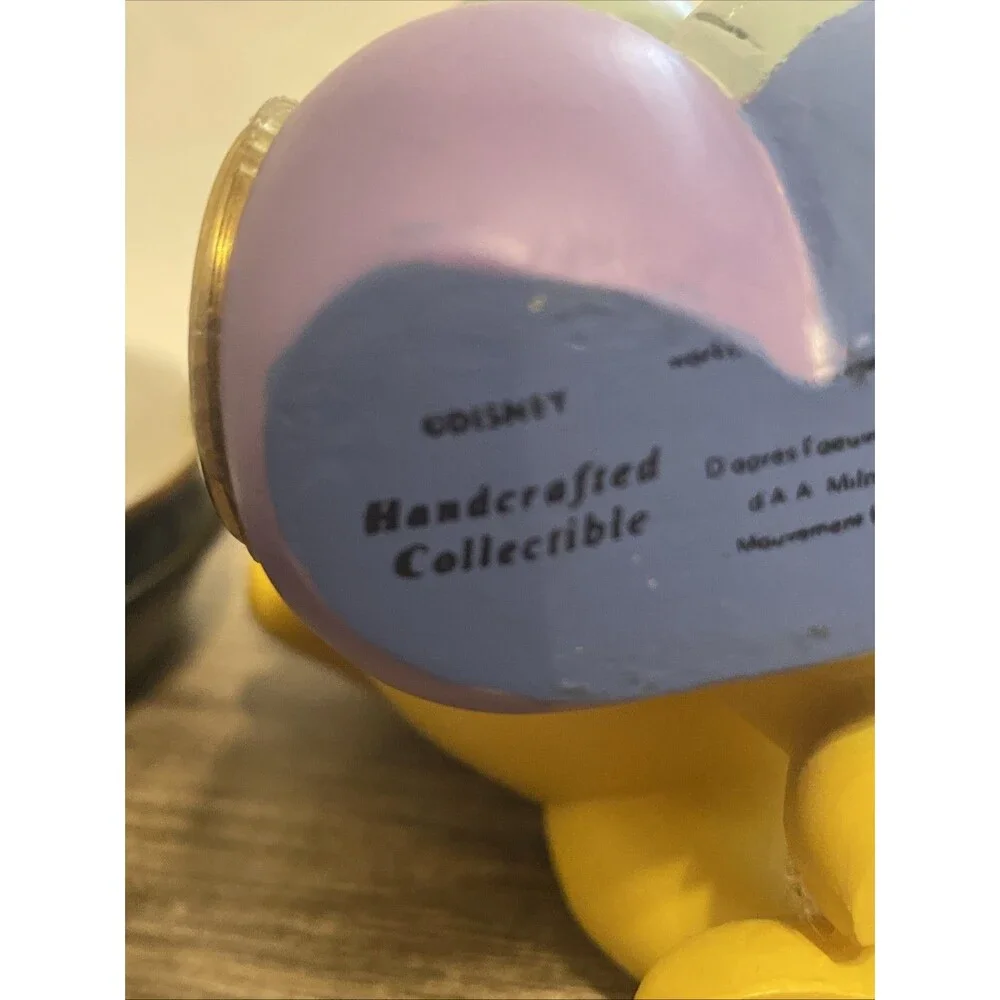 Vintage Winnie the Pooh Honey Pot Clock, Bumblebee Bobble Head